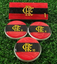  Jogo de Botão Flamengo (45mm)